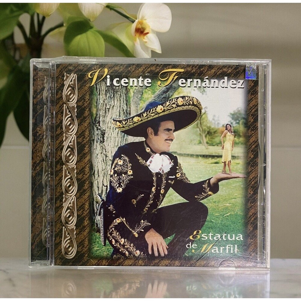 Vicente Fernandez Estatua De Marfil CD 1997 Sony Music Tested Mexican Ranchera